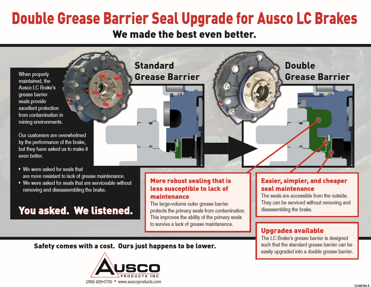 Double Grease Barrier Seal Upgrade Flyer